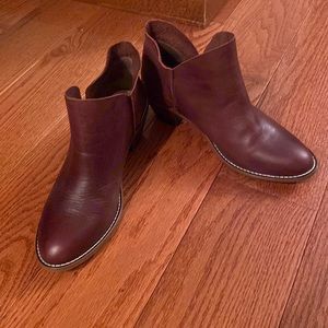 Kelsi Dagger Low Ankle Leather Slip On Boot